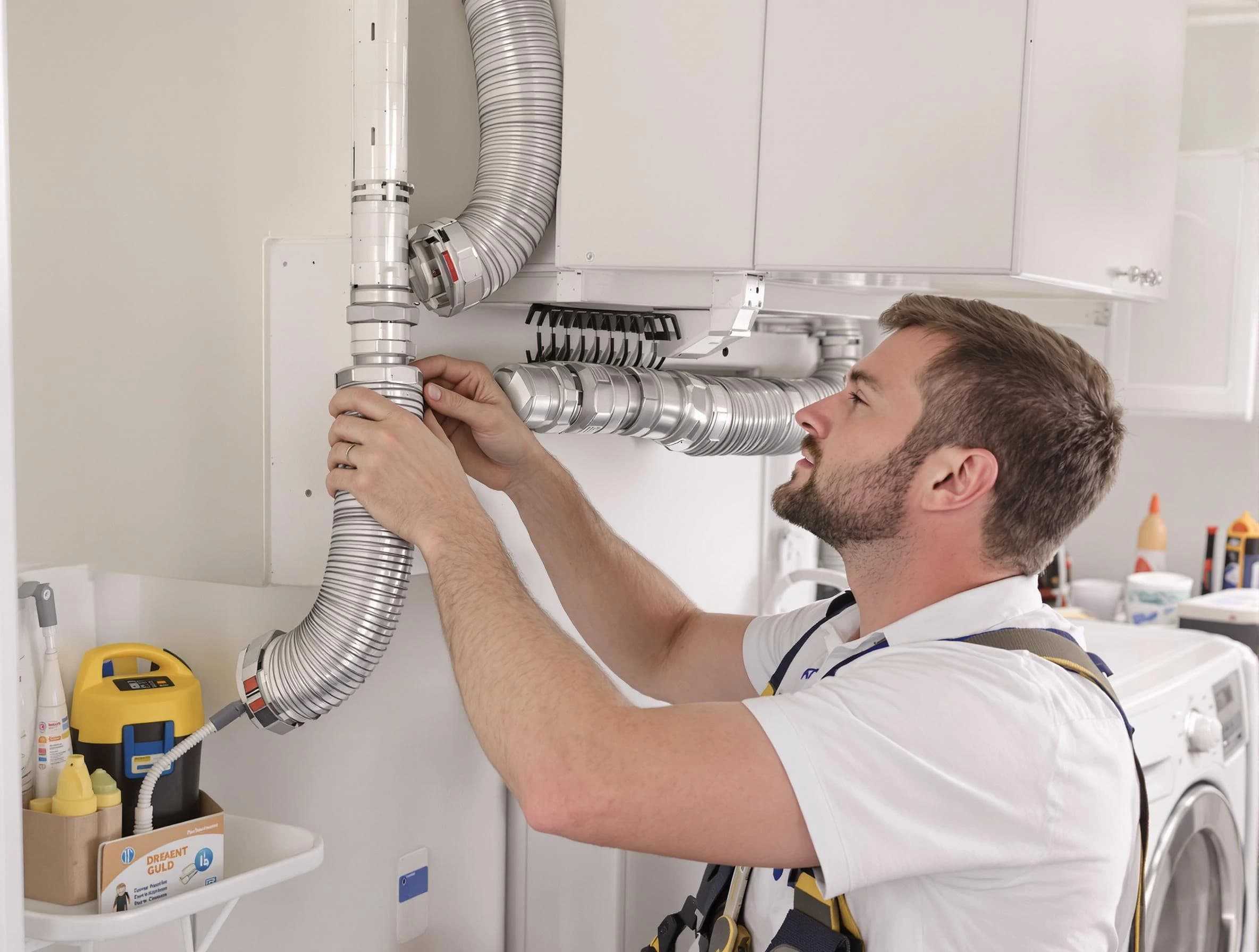 Professional dryer vent repair and installation by Shaw Heights Dryer Vent Cleaning in Shaw Heights
