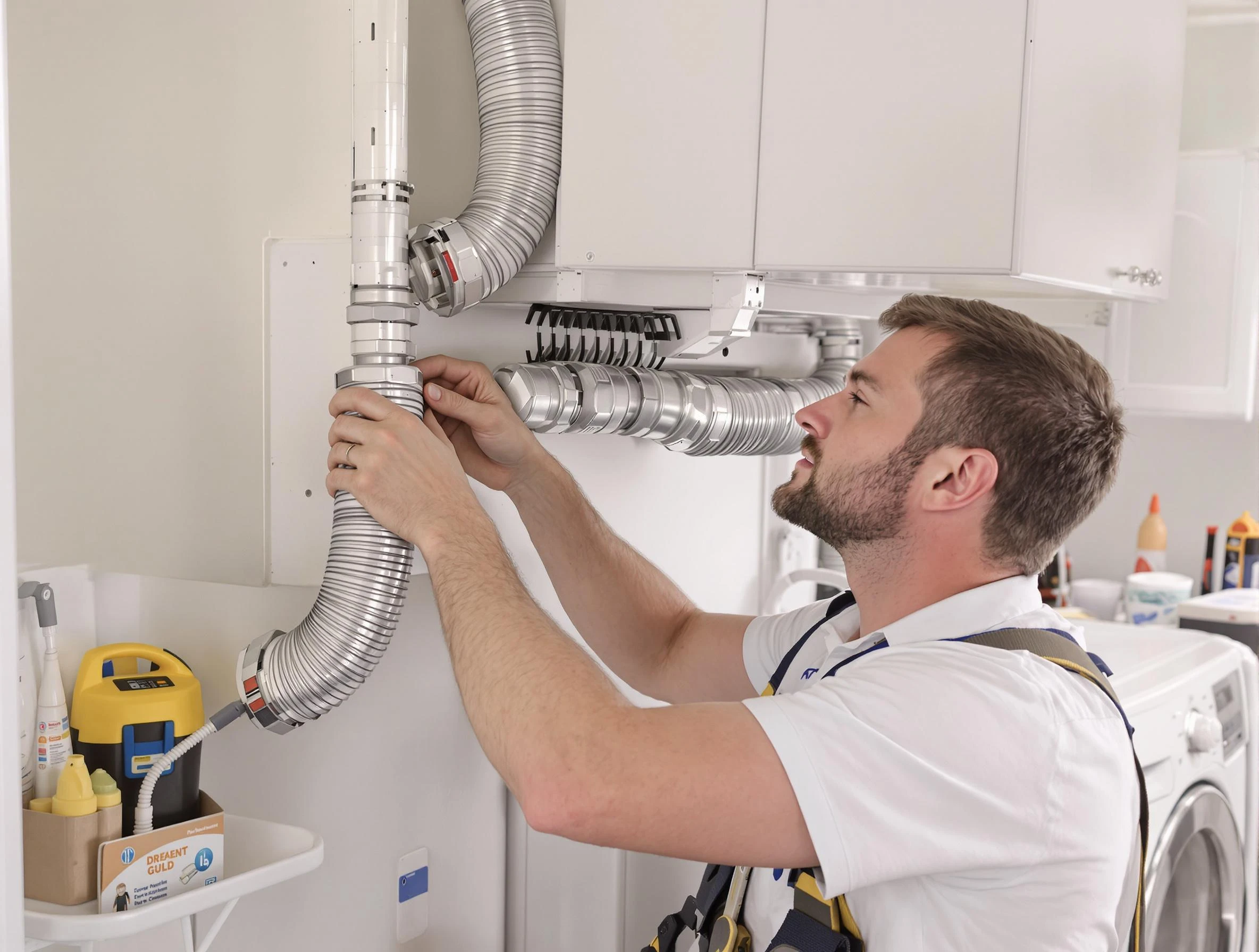 Professional dryer vent repair and installation by Shaw Heights Dryer Vent Cleaning in Shaw Heights